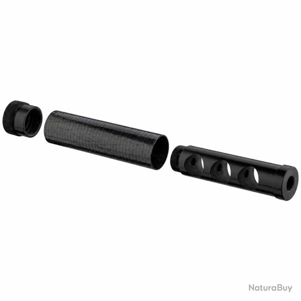 Mod�rateur de son cal.22LR/MAG et 17HMR en carbone adamantium micro 114 diam�tre 27 filetage 1/2x20