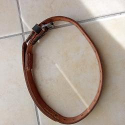 Sangle allemande en cuir, multiusage, attache rapide, 1942