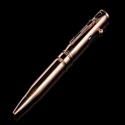 Stylo culasse Dor&eacute; rose personnalisable