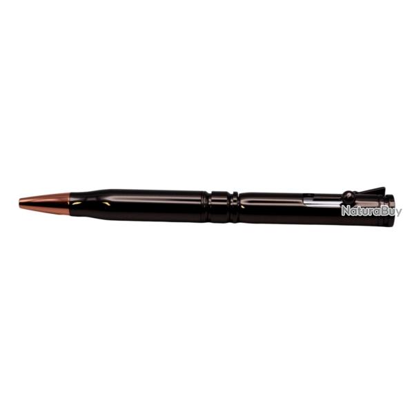 Stylo culasse Noire, Cuivr� personnalisable