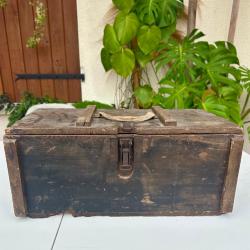 Caisse allemande en bois pour 30 grenades &agrave; fusils antipersonnelles G-Sprgr ww2