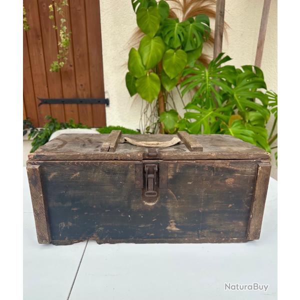 Caisse allemande en bois pour 30 grenades � fusils antipersonnelles G-Sprgr ww2