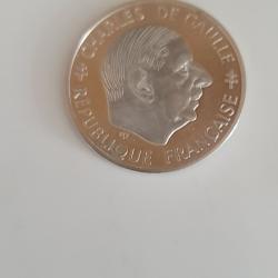 1  FRANC    CHARLES De GAULLE PRESIDENT DES FRAN&ccedil;AIS  REPUBLIQUE  1958  /   1988