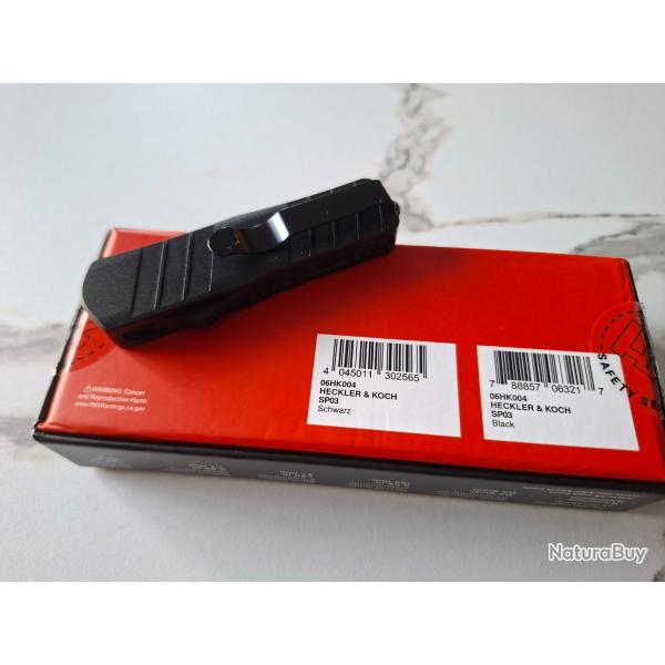 Couteau automatique Boker Heckler & Koch SP03 black neuf