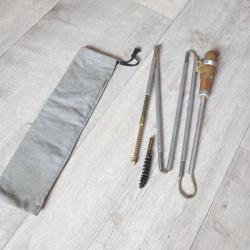 Baguette en alu de nettoyage pour fusils suisses ou tous 7,5 mm + housse
