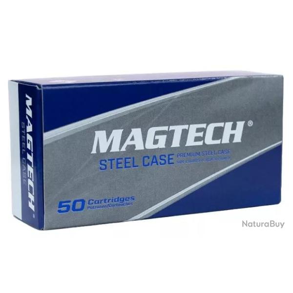 50 balles Cal.9x19 124grs FMJ Acier MAGTECH
