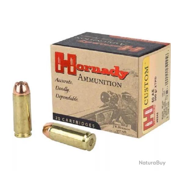 20 balles Cal.50AE 300grs XTP HORNADY