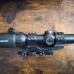 Lunette LPVO VisionKing 1-6x24 + montage Cantilever