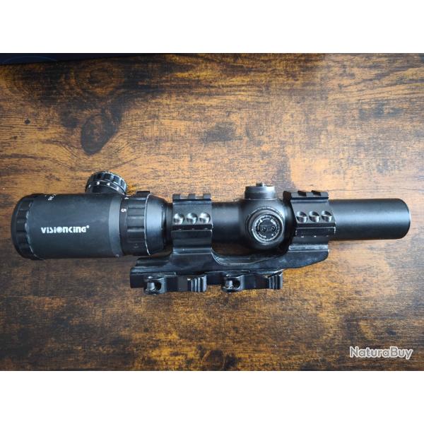 Lunette LPVO VisionKing 1-6x24 + montage Cantilever