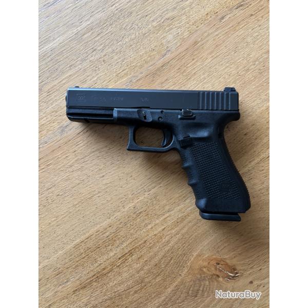 Glock 17 Gen 4 peu tir (250 cartouches)
