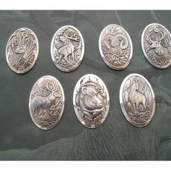 ECUSSON BLASER HAUT DE GAMME VERITABLE ARGENT 925