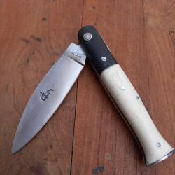 Joli Couteau Régional KENAVO GRAOUILLY Manche en OS et ÉBÈNE
