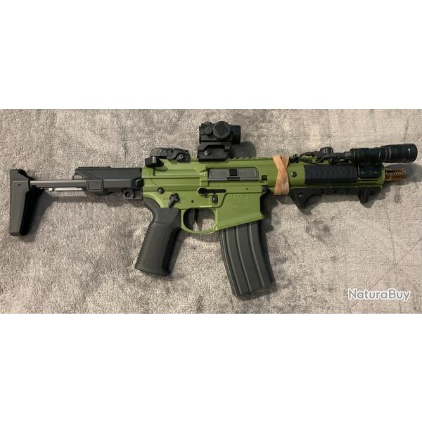 Double Eagle GHETTO BLASTER 7" NOVESKE Bazooka Green GBBR