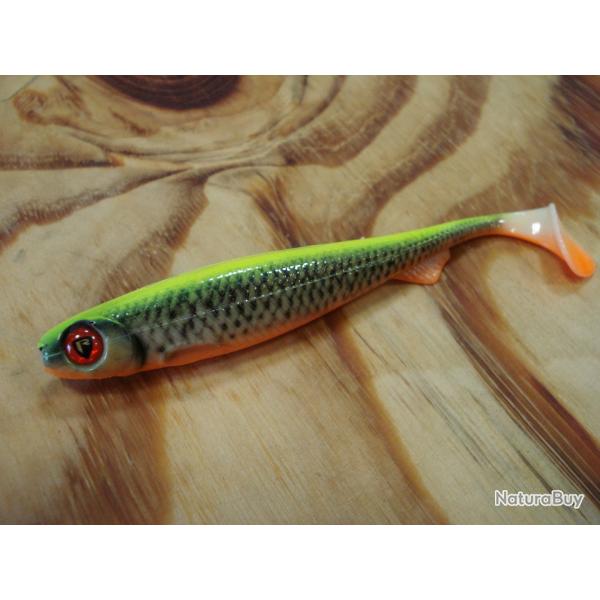 COLORIS EXCLUSIF !! FOX RAGE SLICK SHAD 11CM - PSYCHO ROACH