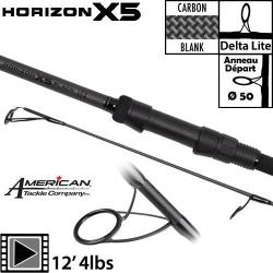 Canne Fox Horizon X5 Black 50mm 12' 4lbs