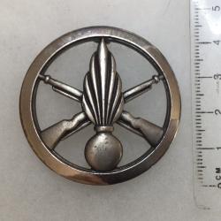 FRANCE - ATTRIBUT DE BERET B.I.L.A. Bataillon Infanterie L&eacute;g&egrave;re d'Afrique (argent&eacute;)