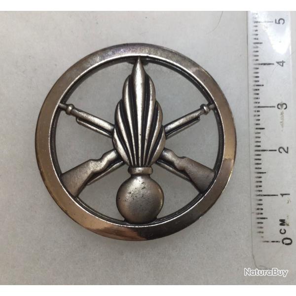 FRANCE - ATTRIBUT DE BERET B.I.L.A. Bataillon Infanterie L�g�re d'Afrique (argent�)