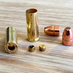 B13 Lot rechargement 32 SW LONG (x25) avec ogive CUIVRE + douille + amorce