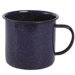 Tasse &eacute;maill&eacute;e bleue western 680ml