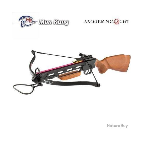 Arbalte ManKung De 150 Lbs Avec Crosse Bois Bois