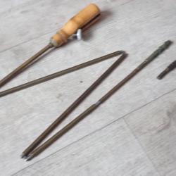 Baguette de nettoyage pour fusils Rubin Schmidt Suisse en calibre 7,5 ou autres fusils. ERLA