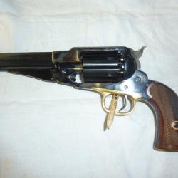 Revolver Pietta Remington 1858 Sheriff Cal44- Carcasse jaspée - Crosse quadrillée - Barillet flûté -