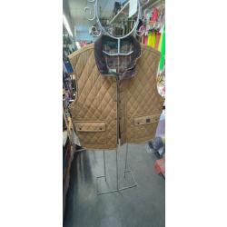 GILET MATELASSÉ OCRE - OXFORD BLUE - Déparlant - TAILLE 2XL