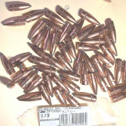 Ogives CARCANO 7x35x51 chasse 50 pi&eacute;ces