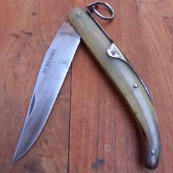 Grand Couteau à palme 31 BESSET 24 cm Manche en Corne