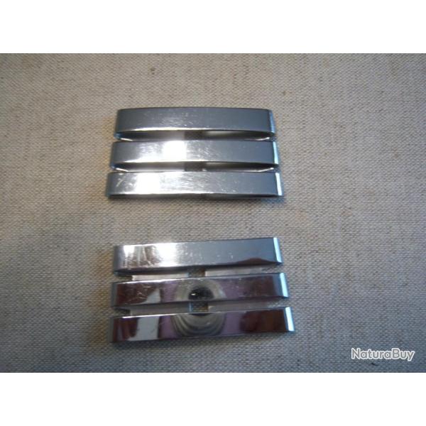 Galon  CAPITAINE  galons m�talliques en paire mod�le 1952 Indochine indo x