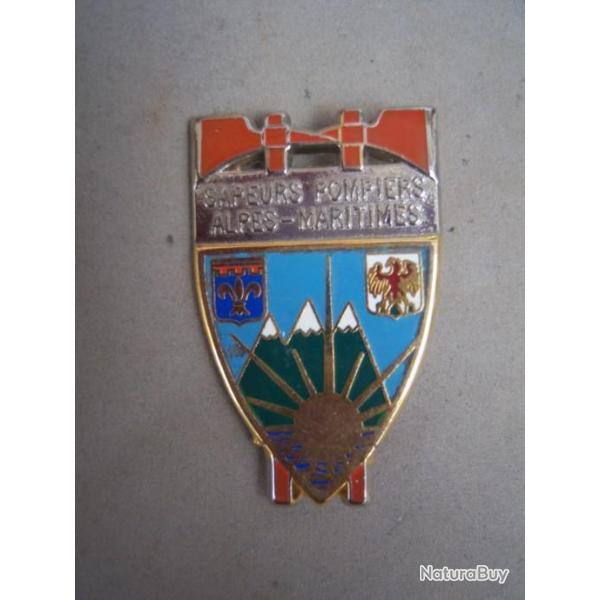 insigne  sapeurs pompiers alpes maritimes  x