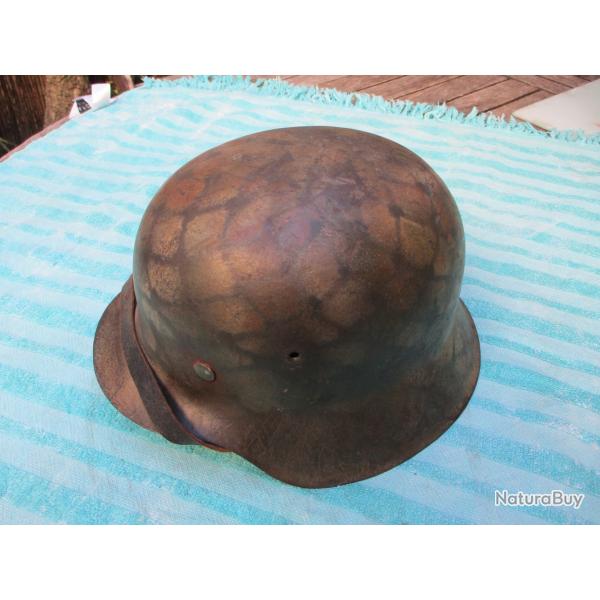 casque allemand camo modele 42 complet