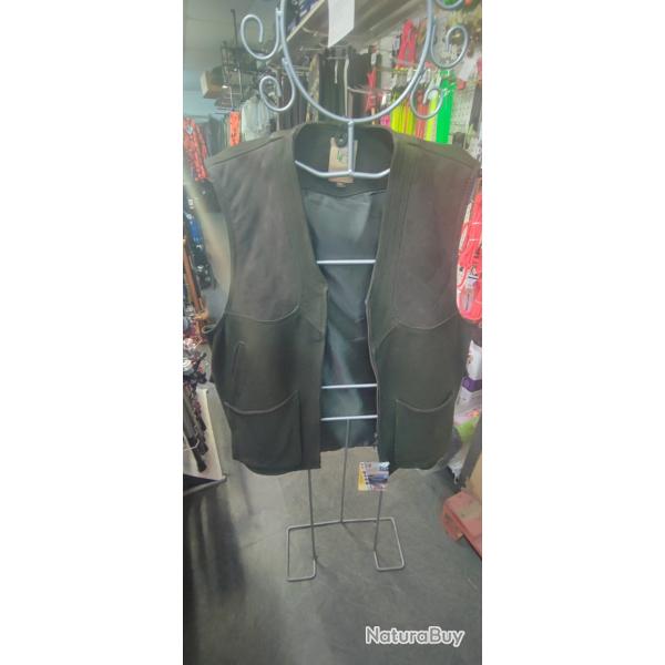 GILET CUIR- Lovergreen - Taille XL