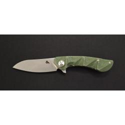 Couteau EDC Black Fox Dripper BF-771 MOD - VG10 stonewashed, Manche Micarta OD