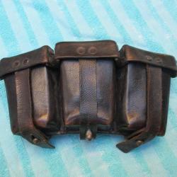 cartouchiere k98 cuir