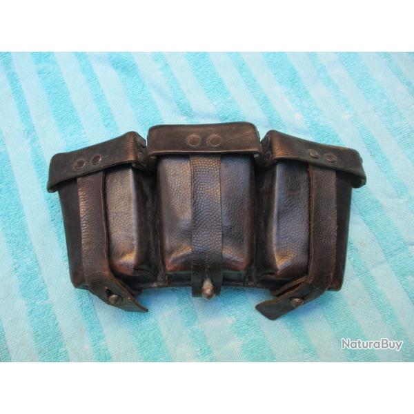 cartouchiere k98 cuir