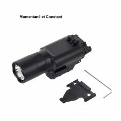 DESTOCKAGE Lampe Tactique WADSN Type X300 ULTRA 220 Lumens LIVRAISON OFFERTE !