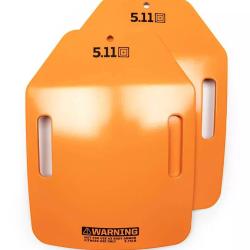 2 Plaques lestées 2,6 kg Orange