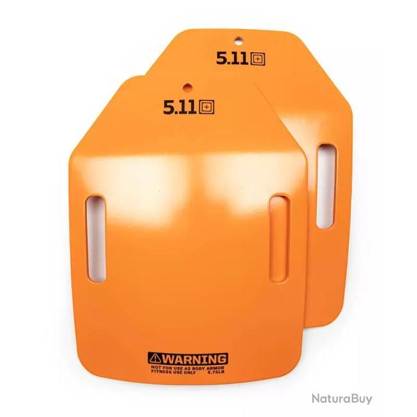 2 Plaques lest�es 2,6 kg Orange