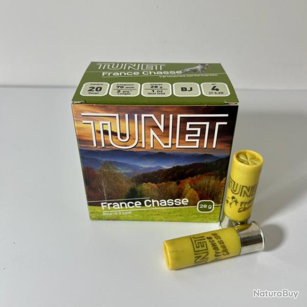 Cartouches Tunet France Chasse 20/70 plomb N� 4
