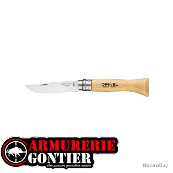Couteau OPINEL N6 lame INOX manche HTRE