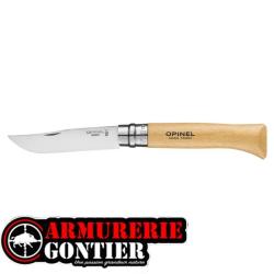Couteau OPINEL N&deg;10 lame INOX manche H&Ecirc;TRE