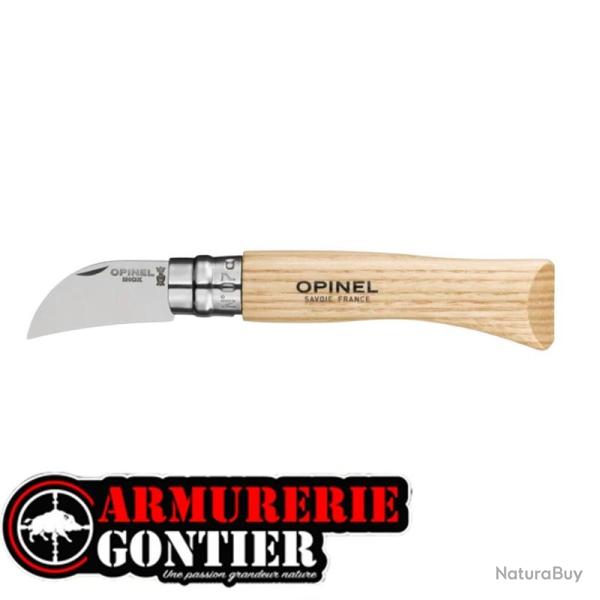 Couteau  chtaigne/ail OPINEL N07 lame INOX manche HTRE