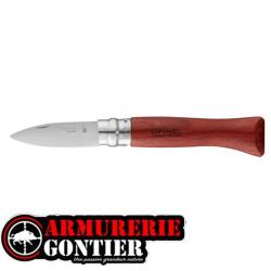 Couteau &agrave; huitres OPINEL N&deg;9 lame INOX manche PADOUK