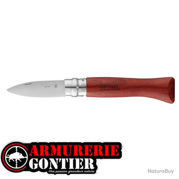 Couteau � huitres OPINEL N�9 lame INOX manche PADOUK