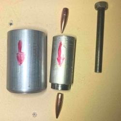 Carcano 7x35 outil de recalibrage des ogives de.300 a .298