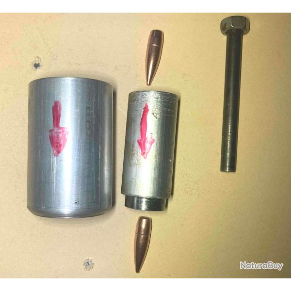 Carcano 7x35 outil de recalibrage des ogives de.300 a .298