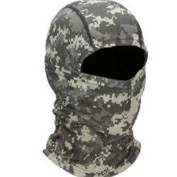 Cagoule de camouflage Pixel Gris