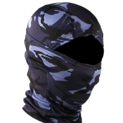 Cagoule de camouflage Treillis bleu
