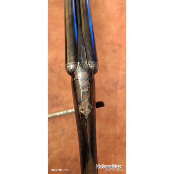 Fusil ideal juxtapos� calibre 16/70. Repararation crosse faitr avec huile ajout talon en caoutchouc